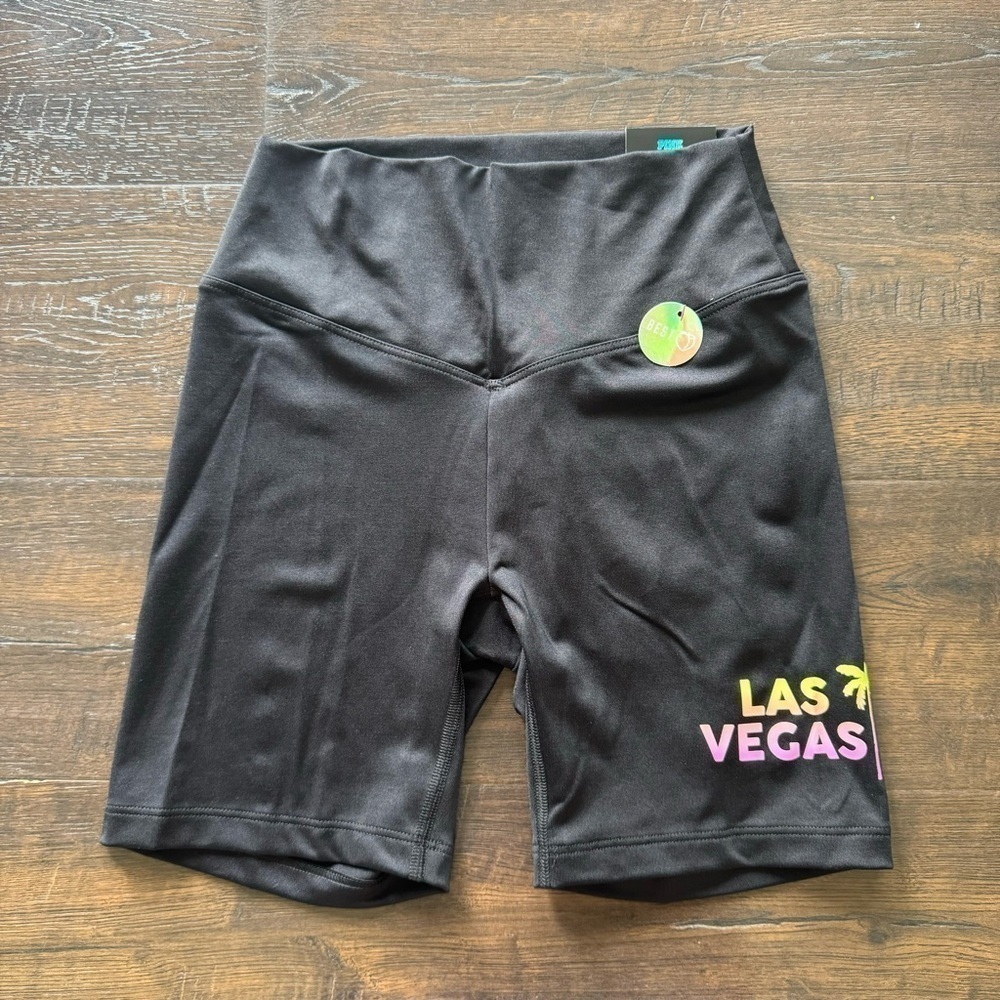 Pink Victoria’s Secret Ultimate Black Classic Las Vegas Bike Short Size XS Women